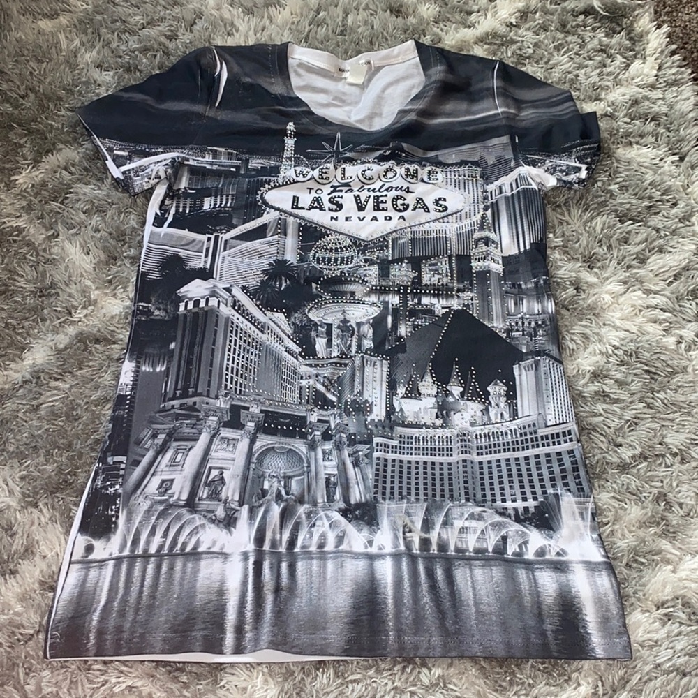 LAS Vegas Rhinestone Shirt